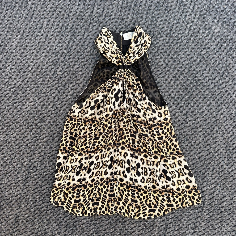 A.L.C. Silk Animal Print Top